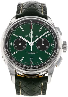 Breitling Premier B01 AB0118 Stainless steel green