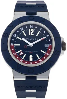 Bulgari Aluminium 103554 40mm Aluminium blue