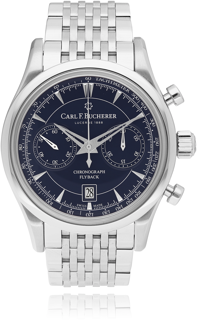 Carl F. Bucherer Manero 00.10919.08.53.21 43mm Stainless steel Blue