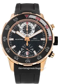 IWC Aquatimer IW376903 44mm Red gold Black