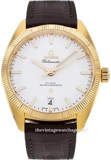 Omega Globemaster 130.53.39.21.02.002 39mm Yellow gold Silver