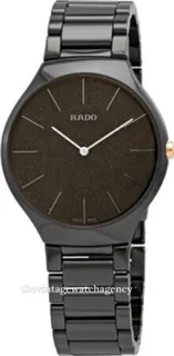 Rado True Thinline R27004302 Ceramic and PVD Brown