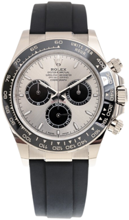 Rolex Daytona White Gold Oysterflex 126519LN-0006 Ceramic and White gold Silver