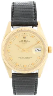 Rolex Date 1503 Yellow gold Champagne