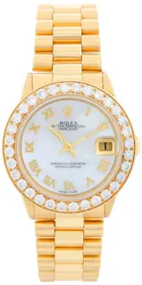 Rolex Datejust 31 68278 31mm Yellow gold White