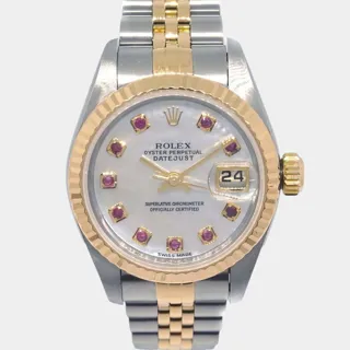 Rolex Datejust 79173 Stainless steel and 18k yellow gold White