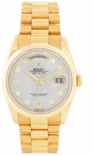 Rolex Day-Date 36 118238 Yellow gold Gray