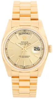 Rolex Day-Date 36 18038 Yellow gold