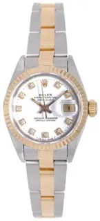 Rolex Lady-Datejust 69173 Stainless steel and 18k yellow gold White