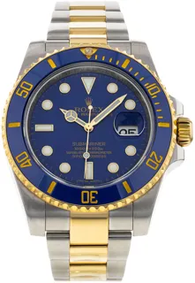 Rolex Submariner 116613LB Yellow gold and Stainless steel Blue