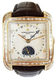 Vacheron Constantin Historiques 47300/000J-9065 43mm Yellow gold Silver