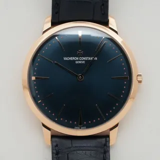 Vacheron Constantin Patrimony 81180/000R-B518 40mm Rose gold Blue