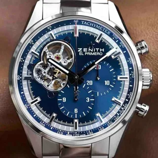 Zenith El Primero Chronomaster 03.20416.4061/51.M2040 42mm Stainless steel Blue