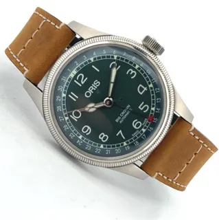 Oris Big Crown 01 754 7741 4087-Set LS 40mm Stainless steel Green