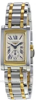 Longines DolceVita L5.155.5.70.7 Yellow gold and Stainless steel White