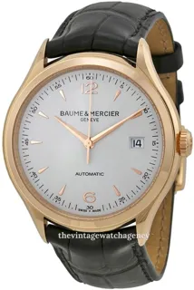 Baume & Mercier Clifton MOA10058 18k rose gold Silver