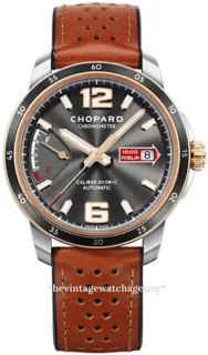 Chopard Mille Miglia 168566-6001 43mm brushed/polished steel Black