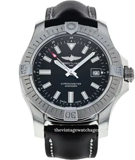 Breitling Avenger A17318101B1X1 43mm Stainless steel Black