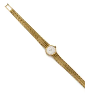 Omega 18k yellow gold Silver