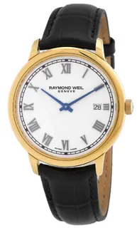 Raymond Weil Toccata 5485-PC-00359 39mm Yellow gold and Stainless steel and PVD White