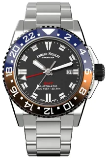 Armand Nicolet JS9-44 A486AGN-NR-MA4480AA Stainless steel Black