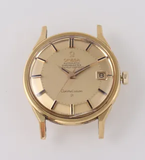 Omega Constellation 168005/6 34mm 18k yellow gold Golden