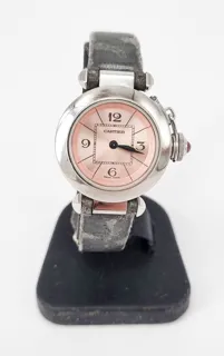 Cartier Pasha 32mm Stainless steel Pink