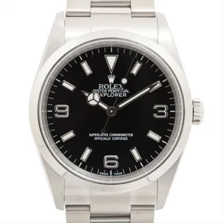 Rolex Explorer 114270 35mm Stainless steel Black