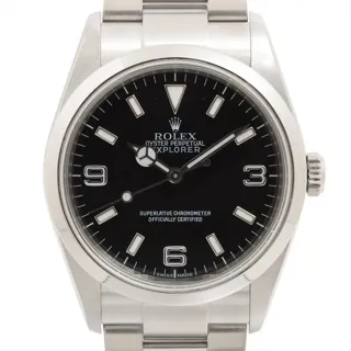 Rolex Explorer 114270 35mm Stainless steel Black