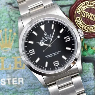 Rolex Explorer 14270 ( DIAL) 39mm Stainless steel Black