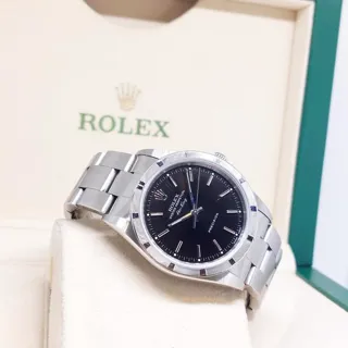 Rolex Air King 14010 34mm Stainless steel Black