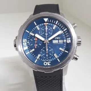 IWC Aquatimer Chronograph IW3768 44mm Stainless steel Blue