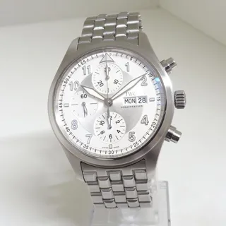 IWC Pilot Chronograph 3717 42mm Stainless steel Silver