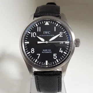 IWC Pilot Mark IW3255 39mm Stainless steel Black