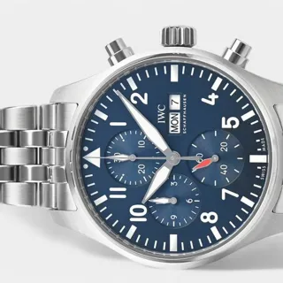 IWC Pilot Chronograph IW3780-04 43mm Stainless steel Blue