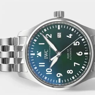 IWC Pilot Mark IW3282-06 40mm Stainless steel Green