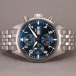 IWC Pilot Chronograph IW388102 41mm Stainless steel Blue