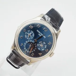 Patek Philippe Perpetual Calendar 5327G-001 39mm White gold Blue