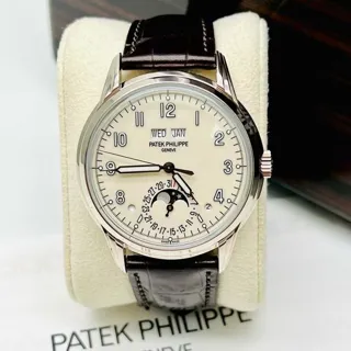 Patek Philippe Perpetual Calendar 5320G-001 40mm White gold Cream