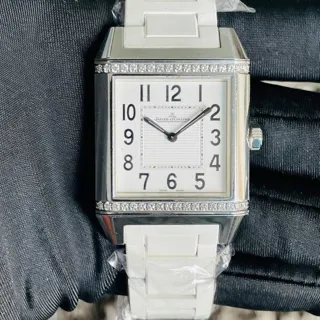 Jaeger-LeCoultre Reverso Squadra 236.8.47 31mm Stainless steel White