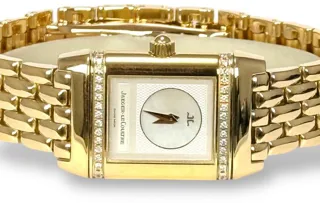 Jaeger-LeCoultre Reverso Duetto 266.1.44 21mm Yellow gold White