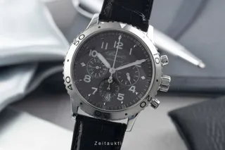 Breguet Type XXI 3810 43mm Stainless steel brown