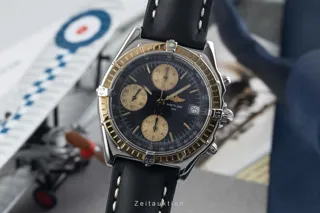 Breitling Chronomat D13050.1 Yellow gold and Stainless steel Black