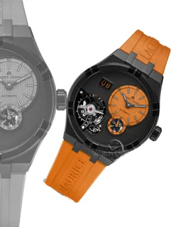 Maurice Lacroix Aikon Master Grand Date AI6008-DLB0J-530-J 45mm Stainless steel Orange$black