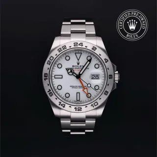 Rolex Oyster Perpetual Explorer 216570 42mm Stainless steel White