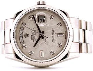 Rolex Day-Date 118239 36mm White gold Gray