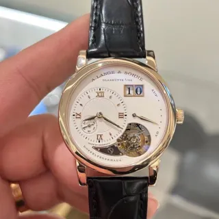 A. Lange & Söhne Lange 1 722.050 38.5mm Yellow gold Silver