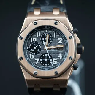 Audemars Piguet Royal Oak Offshore 25940OK.OO.D002CA.01 42mm Rose gold and Rubber Gray