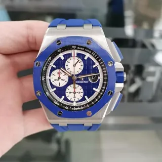 Audemars Piguet Royal Oak Offshore 26400SO.OO.A335CA.01 44mm Stainless steel Blue