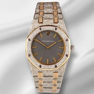 Audemars Piguet Royal Oak 56303SA ( OAK ) 33mm Yellow gold and Stainless steel Gray